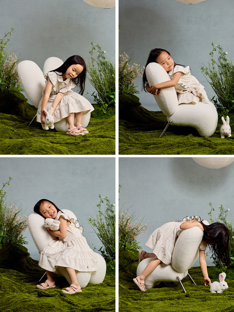 Rabbit-Shaped Mini Chair — AMF0062, view 3