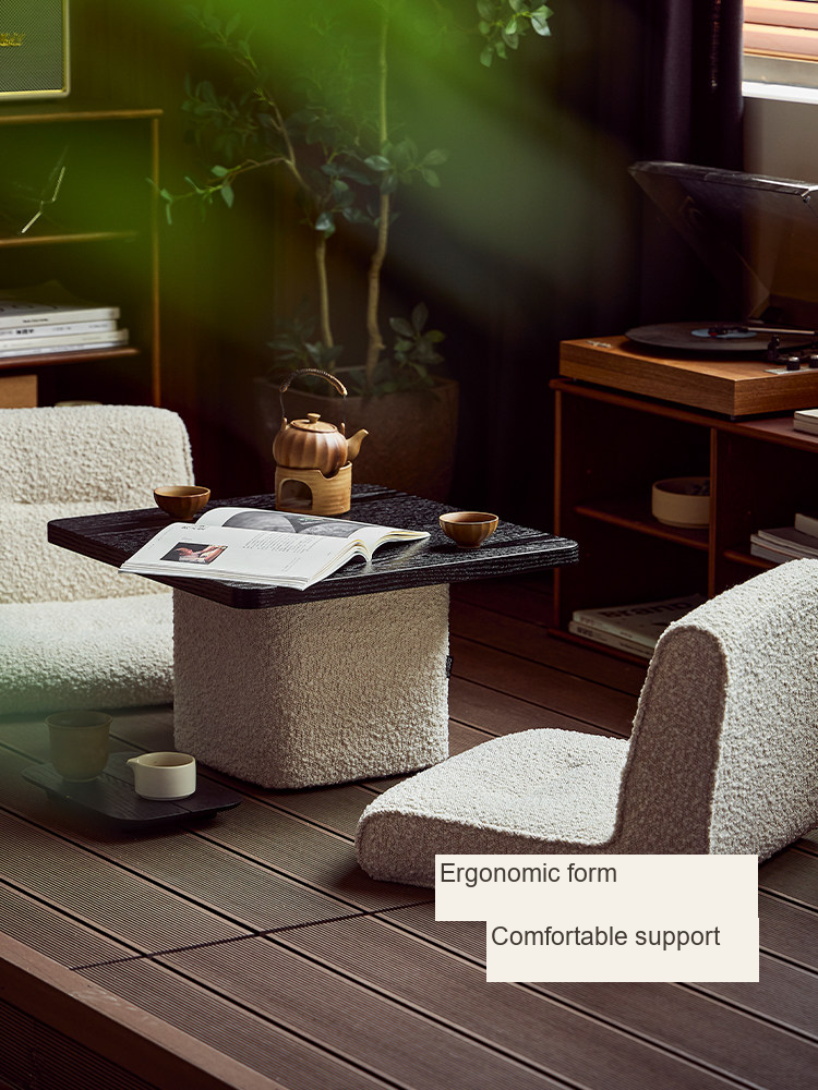 Wooden Floor Chair — AMF0035, view 4