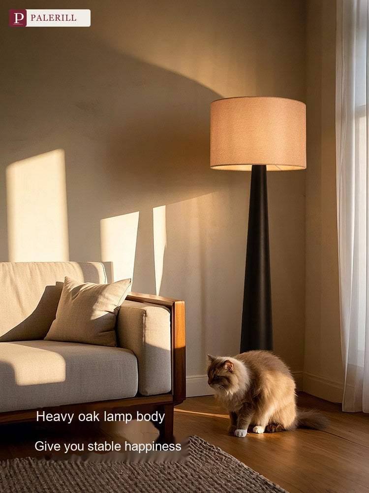 PALERILL | Italian Minimalist Designer Floor Lamp in Solid Wood