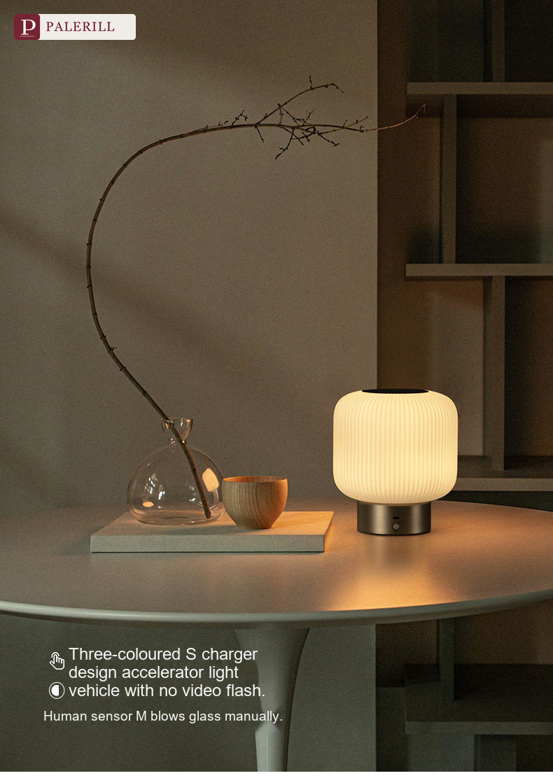 PALERILL | Touch-Dimmable Bedside Table Lamp with Motion Sensor