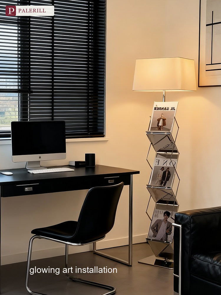 PALERILL | Modern Bauhaus Bookshelf Floor Lamp