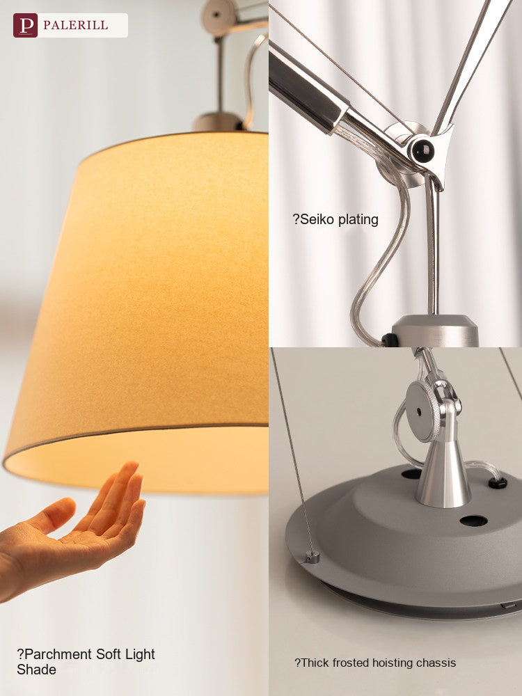 PALERILL | Adjustable Swing-Arm Pendant Light, Tolomeo Style