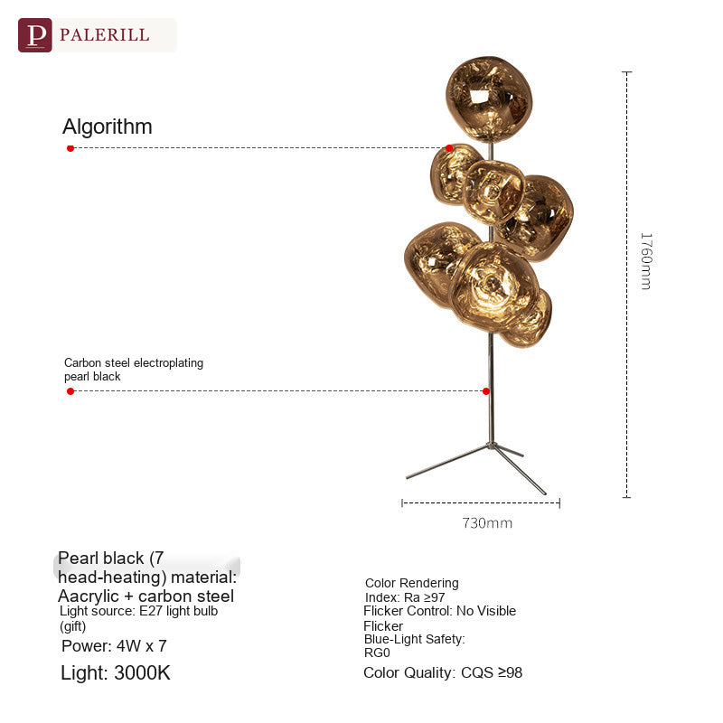 PALERILL | Italian Minimalist Lava Floor Lamp