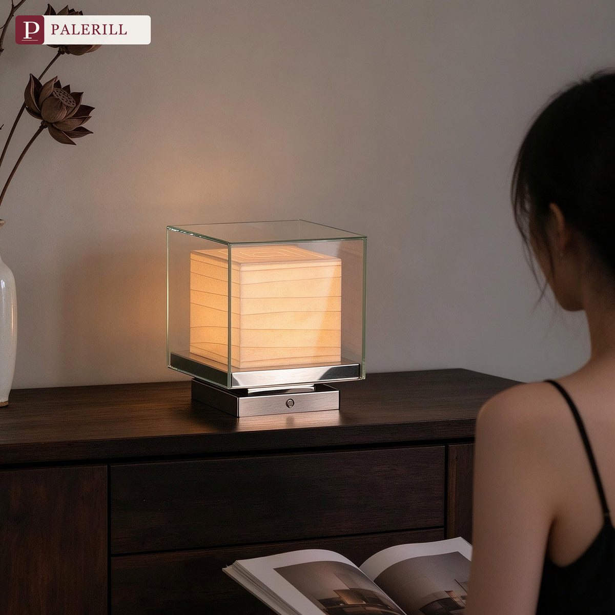 PALERILL | Bauhaus Japanese Rechargeable Table Lamp