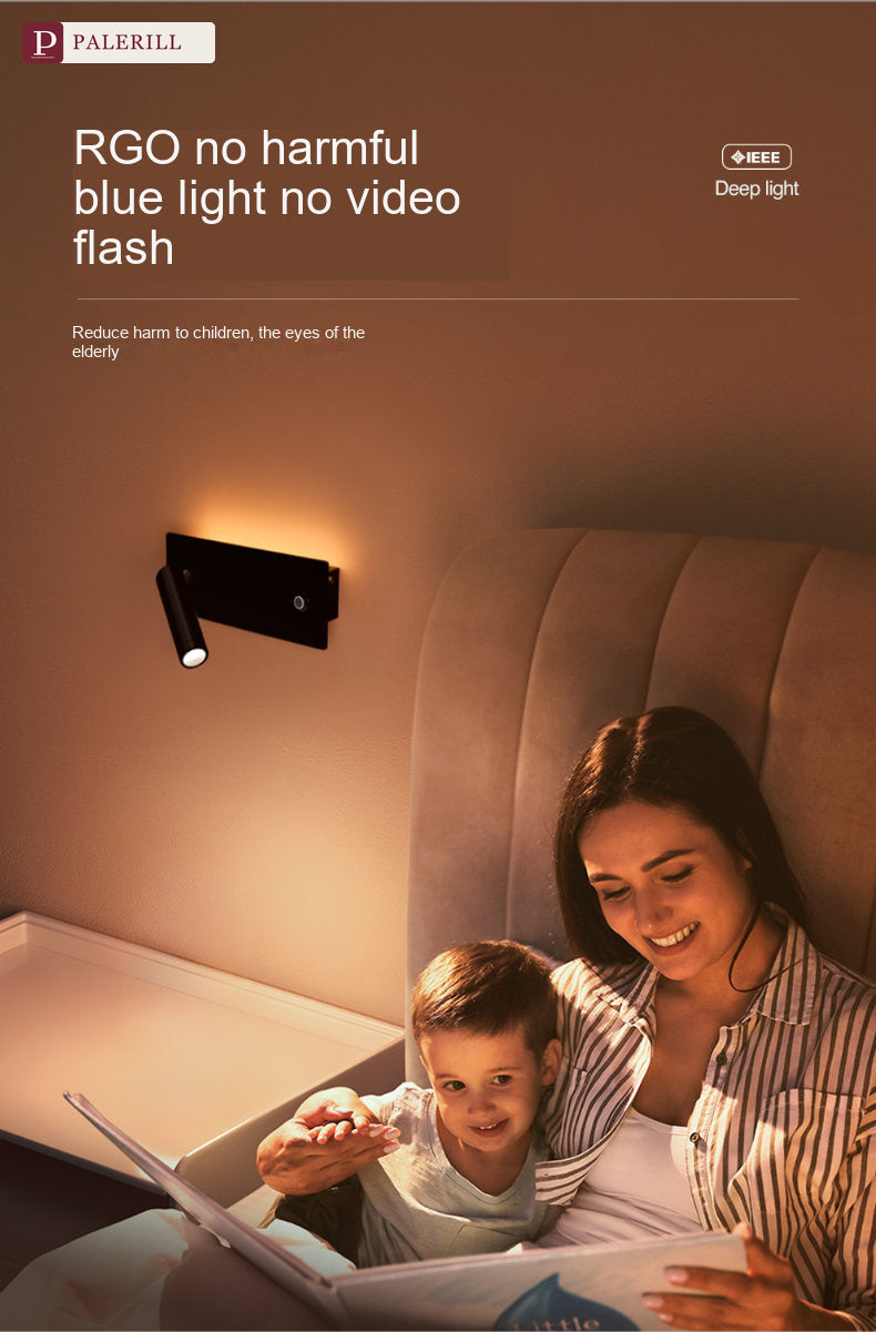 PALERILL | Full-Spectrum Dimmable Wall Reading Light