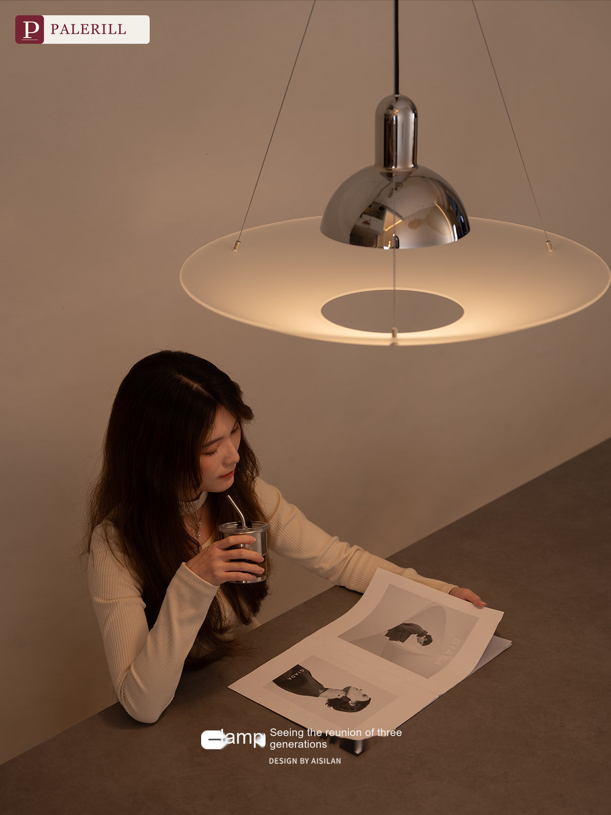 PALERILL | Nordic Italian Flying Saucer Pendant Light