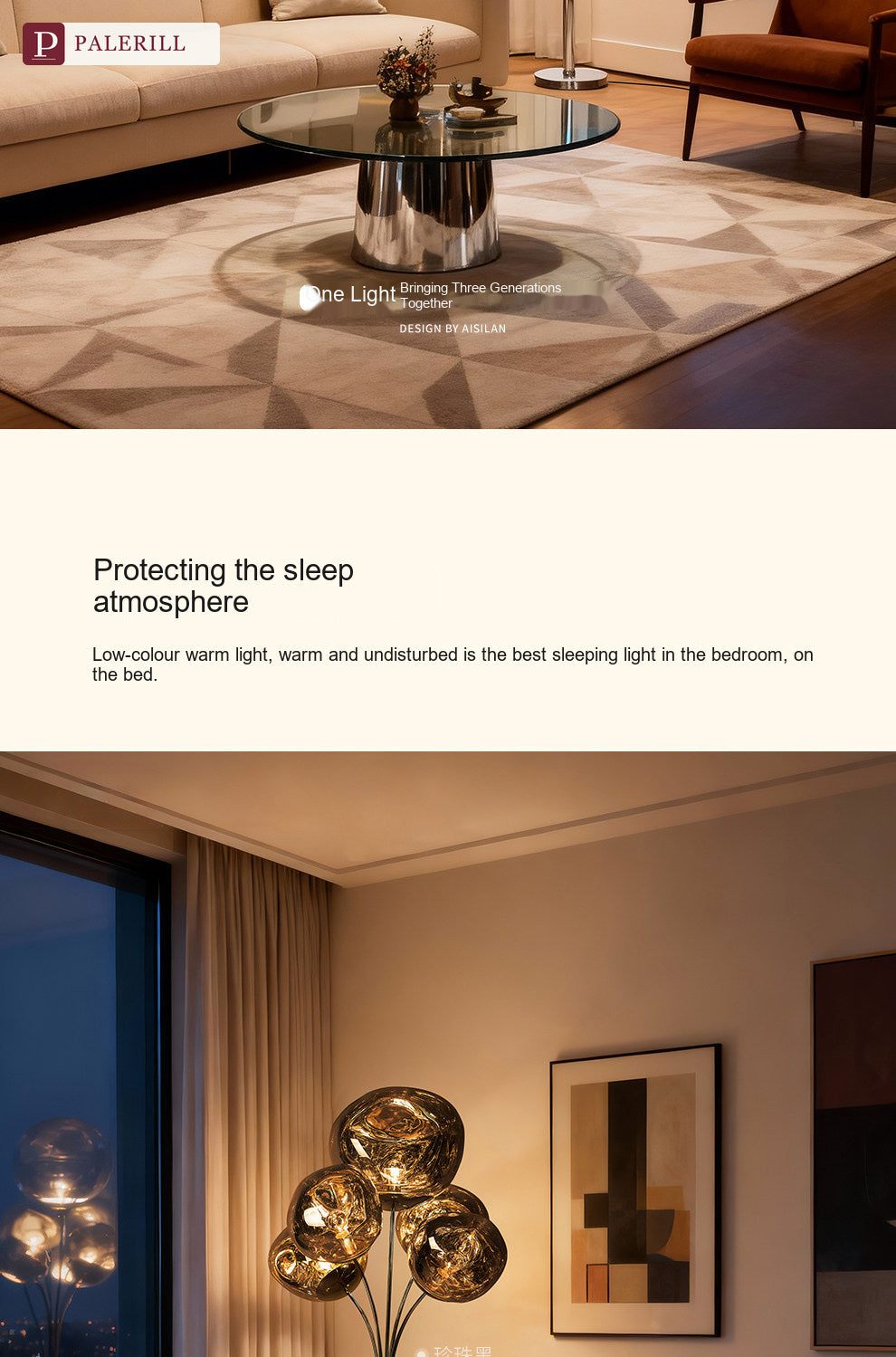 PALERILL | Bauhaus Lava-Effect Designer Floor Lamp