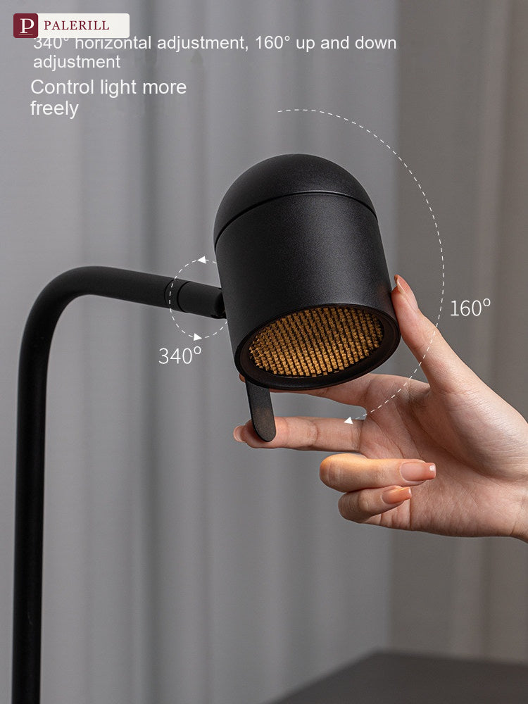 PALERILL | Luxury Reading Floor Lamp, Dark Elegance