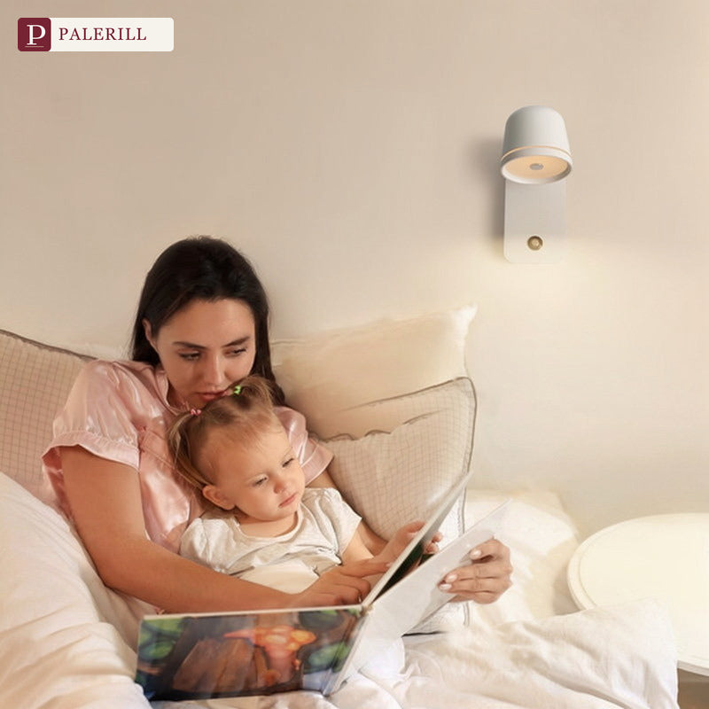 PALERILL | Minimalist Wall-Mounted Bedside Reading Light