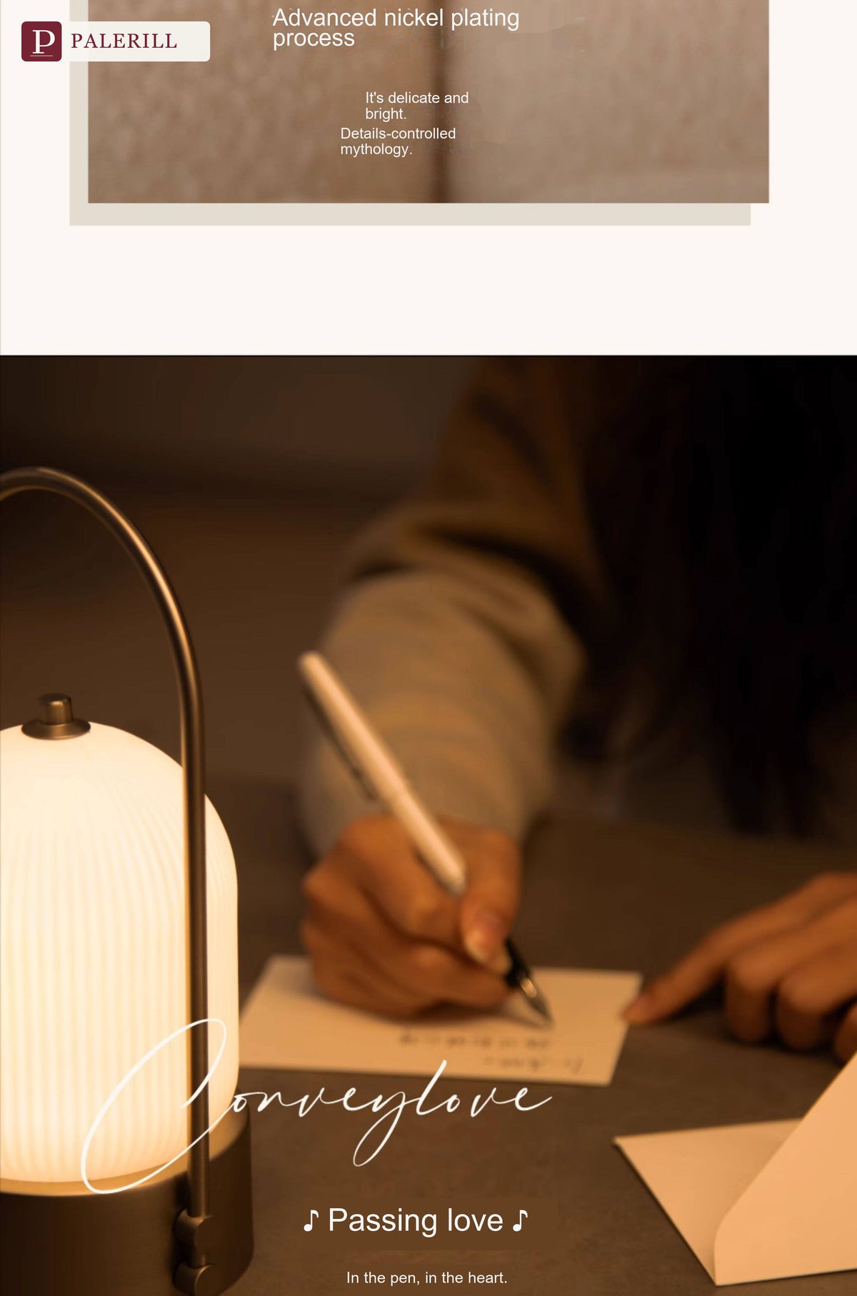 PALERILL | Rechargeable Portable Nursery Night Light