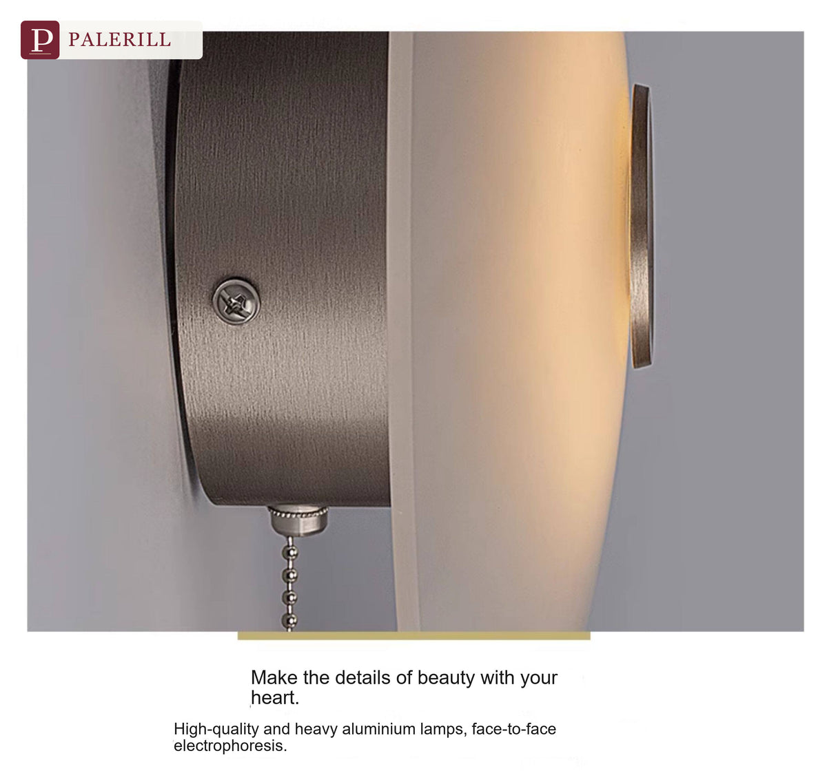 PALERILL | Creative LED Pull-Ring Wall Light