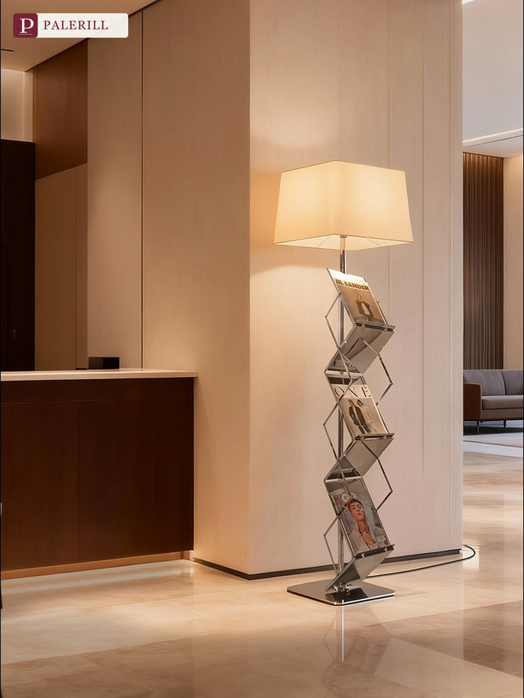 PALERILL | Modern Bauhaus Bookshelf Floor Lamp