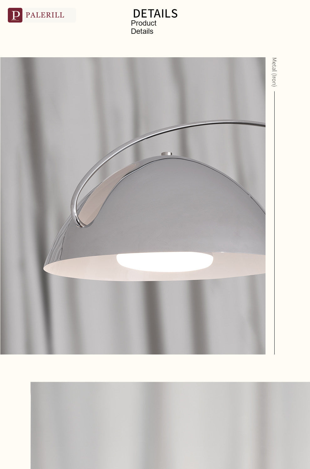 PALERILL | Luxury Arc Reading Floor Lamp