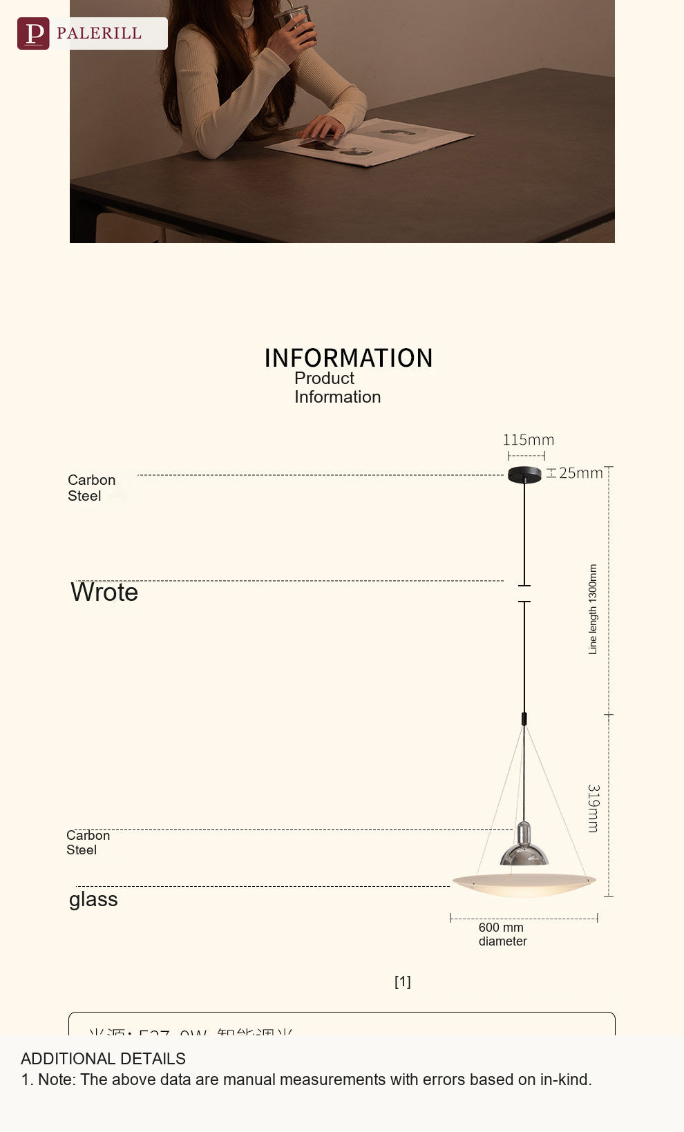 PALERILL | Nordic Italian Flying Saucer Pendant Light