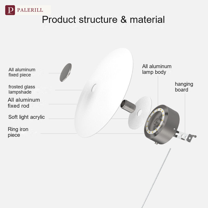 PALERILL | Creative LED Pull-Ring Wall Light