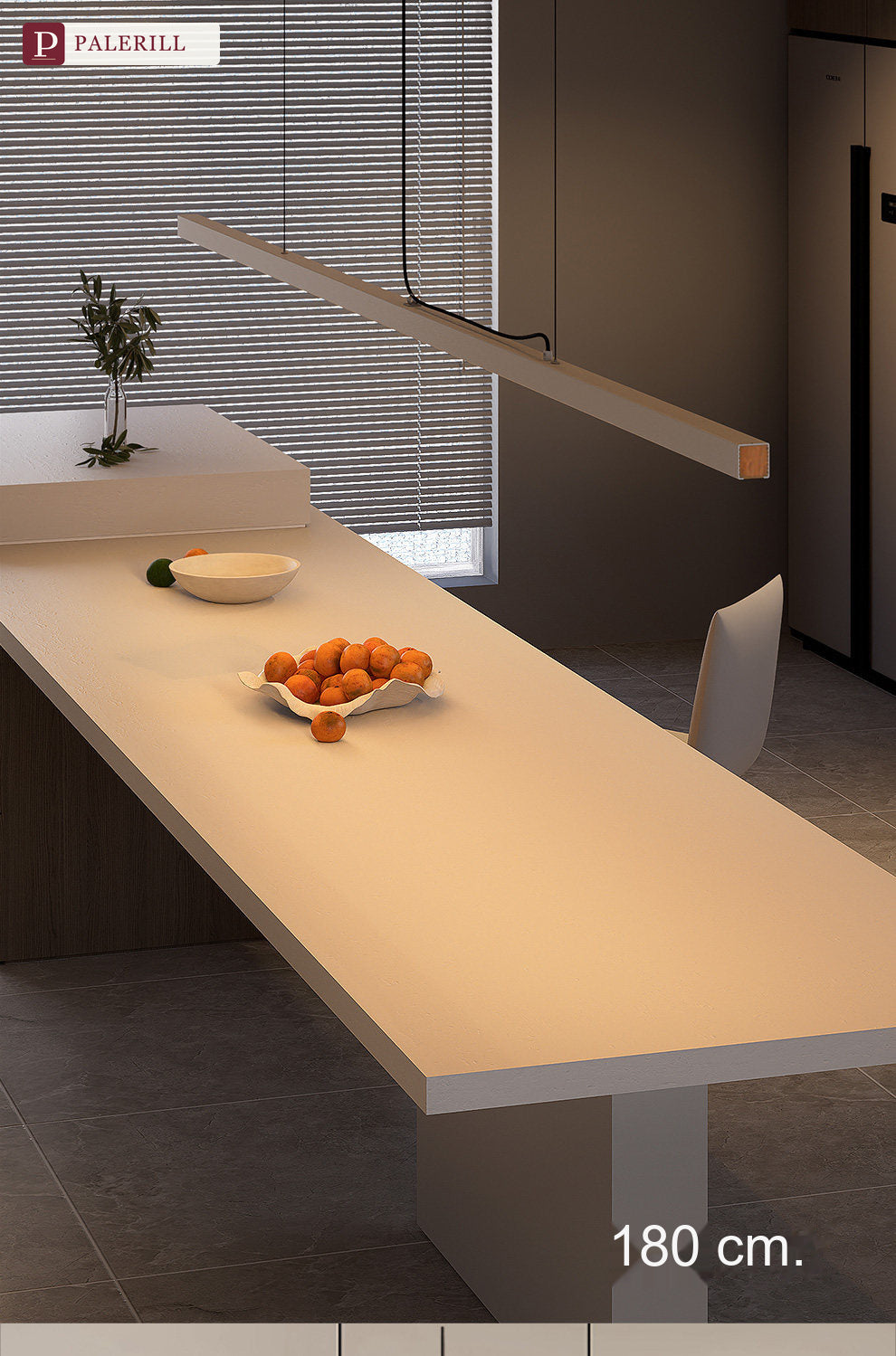 PALERILL | Linear Dining Pendant Light with Height Adjustment