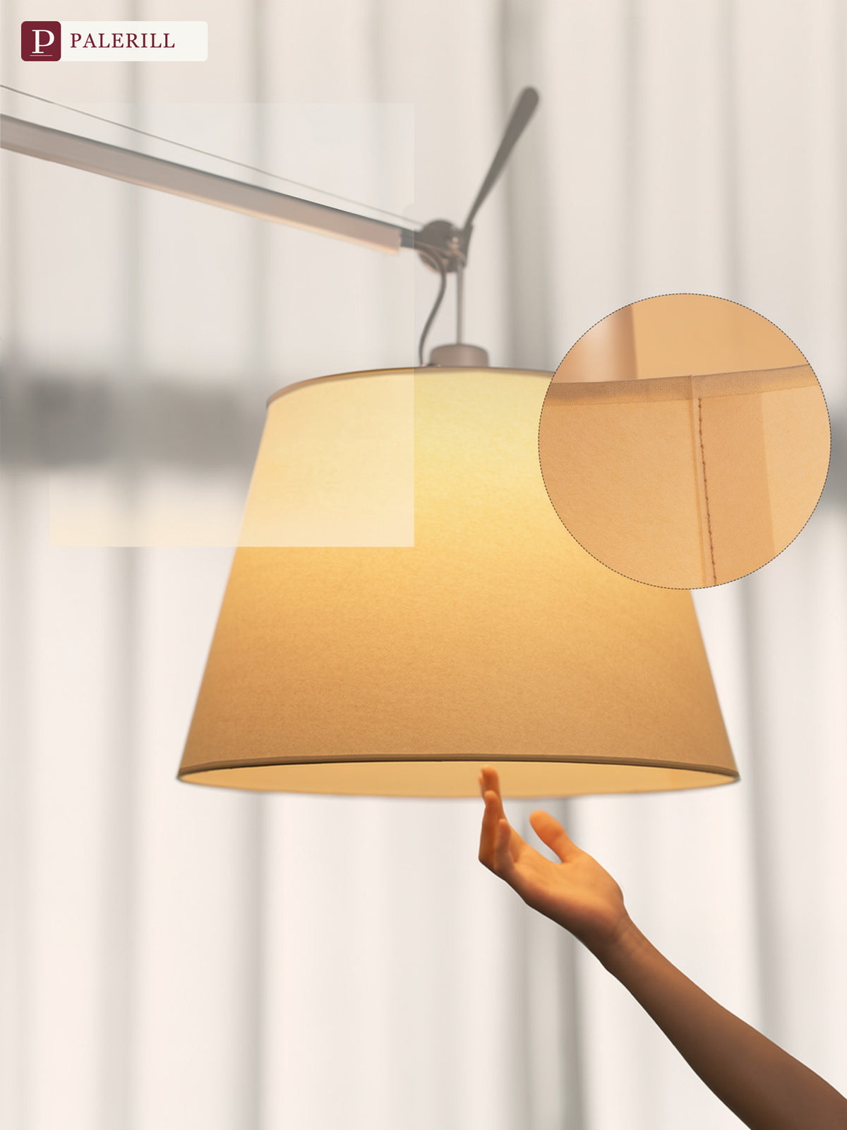 PALERILL | Italian Designer Swing-Arm Floor Lamp