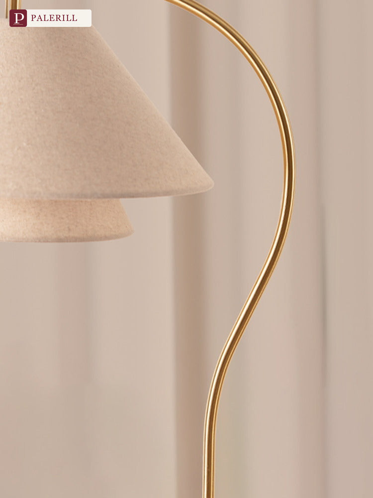 PALERILL | Mid-Century Solid Wood Floor Lamp