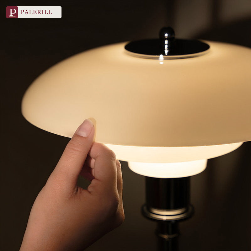 PALERILL | Danish Designer Glass Floor Lamp, PH3 Style