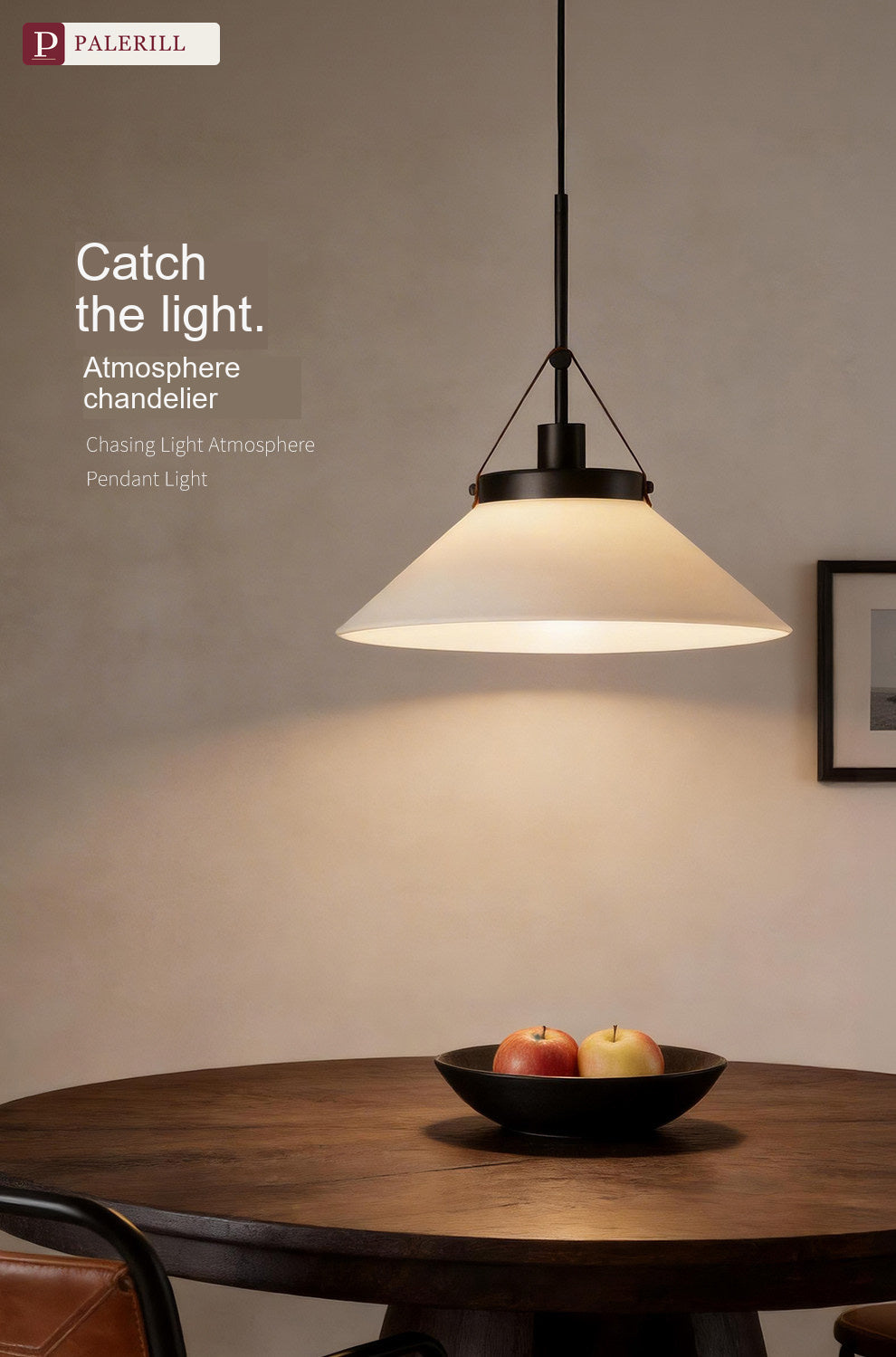 PALERILL | Vintage Flying Saucer Pendant Light, Wabi-Sabi Style