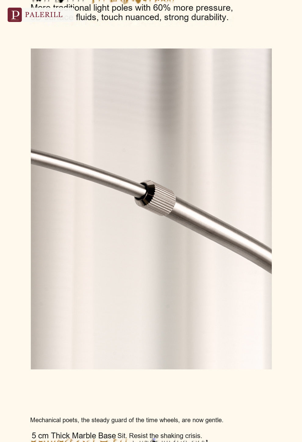 PALERILL | Modern Minimalist Luxury Arc Floor Lamp