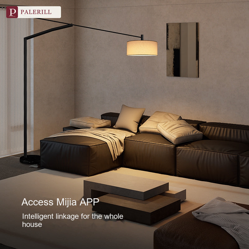 PALERILL | Large Arc Floor Lamp for High-Ceiling Spaces
