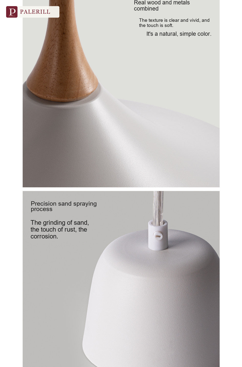 PALERILL | Italian Minimalist Wabi-Sabi Dining Pendant Light