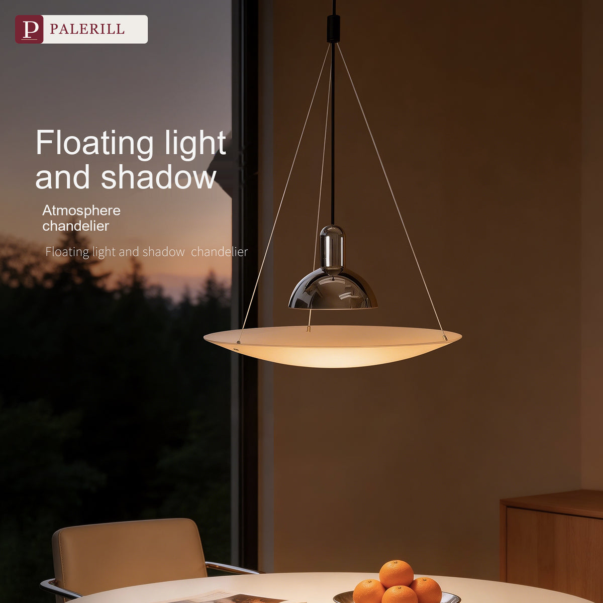 PALERILL | Nordic Italian Flying Saucer Pendant Light