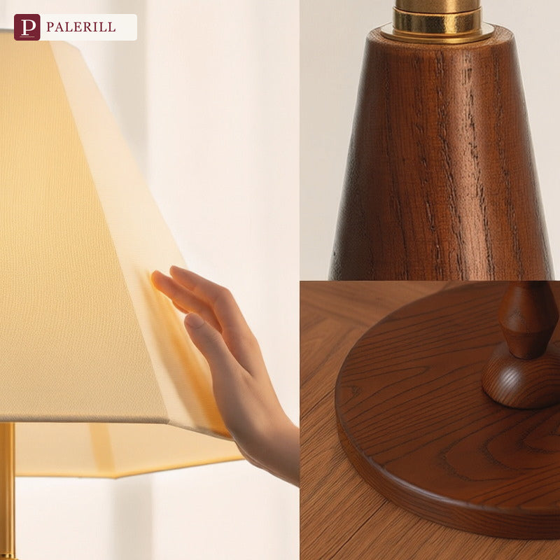 PALERILL | Bauhaus Solid Wood Dimmable Floor Lamp