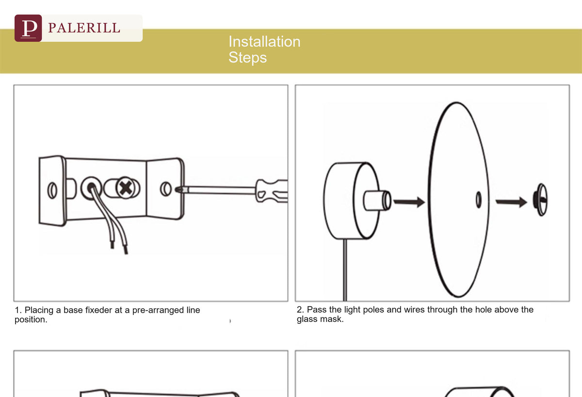 PALERILL | Creative LED Pull-Ring Wall Light