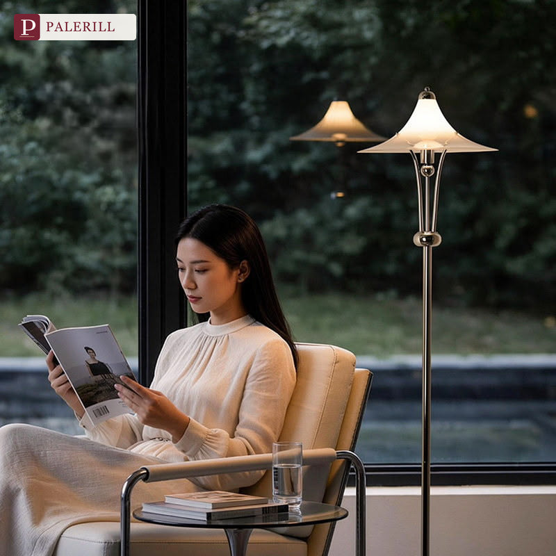 PALERILL | Bauhaus Magnolia Art Floor Lamp
