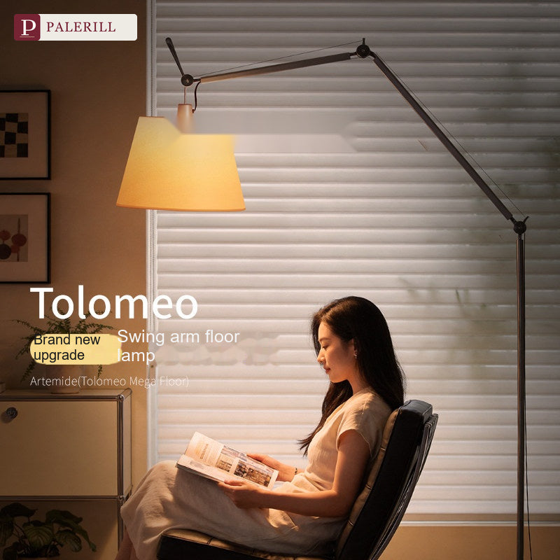 PALERILL | Italian Designer Swing-Arm Floor Lamp