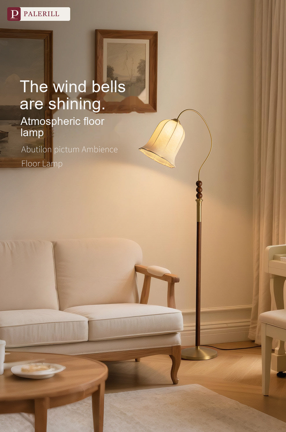 PALERILL | Nanyang Style Mid-Century Floor Lamp