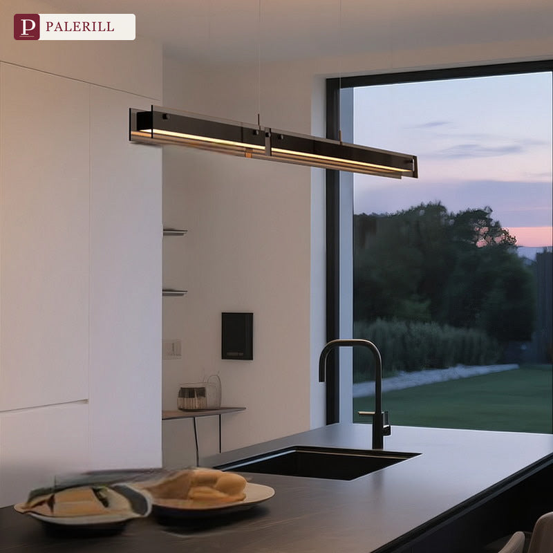 PALERILL | Smart Linear Glass Dining Pendant Light