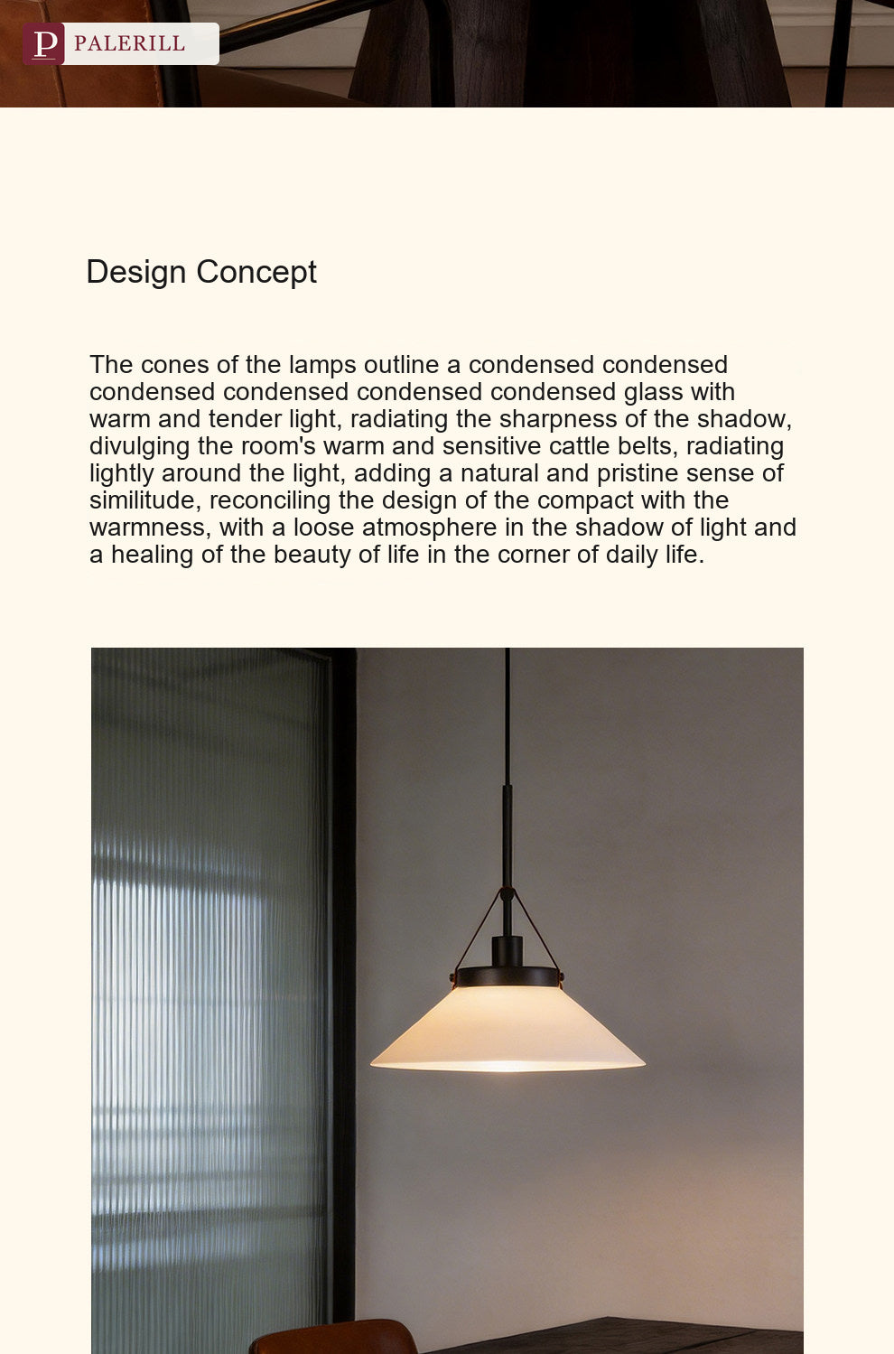PALERILL | Vintage Flying Saucer Pendant Light, Wabi-Sabi Style