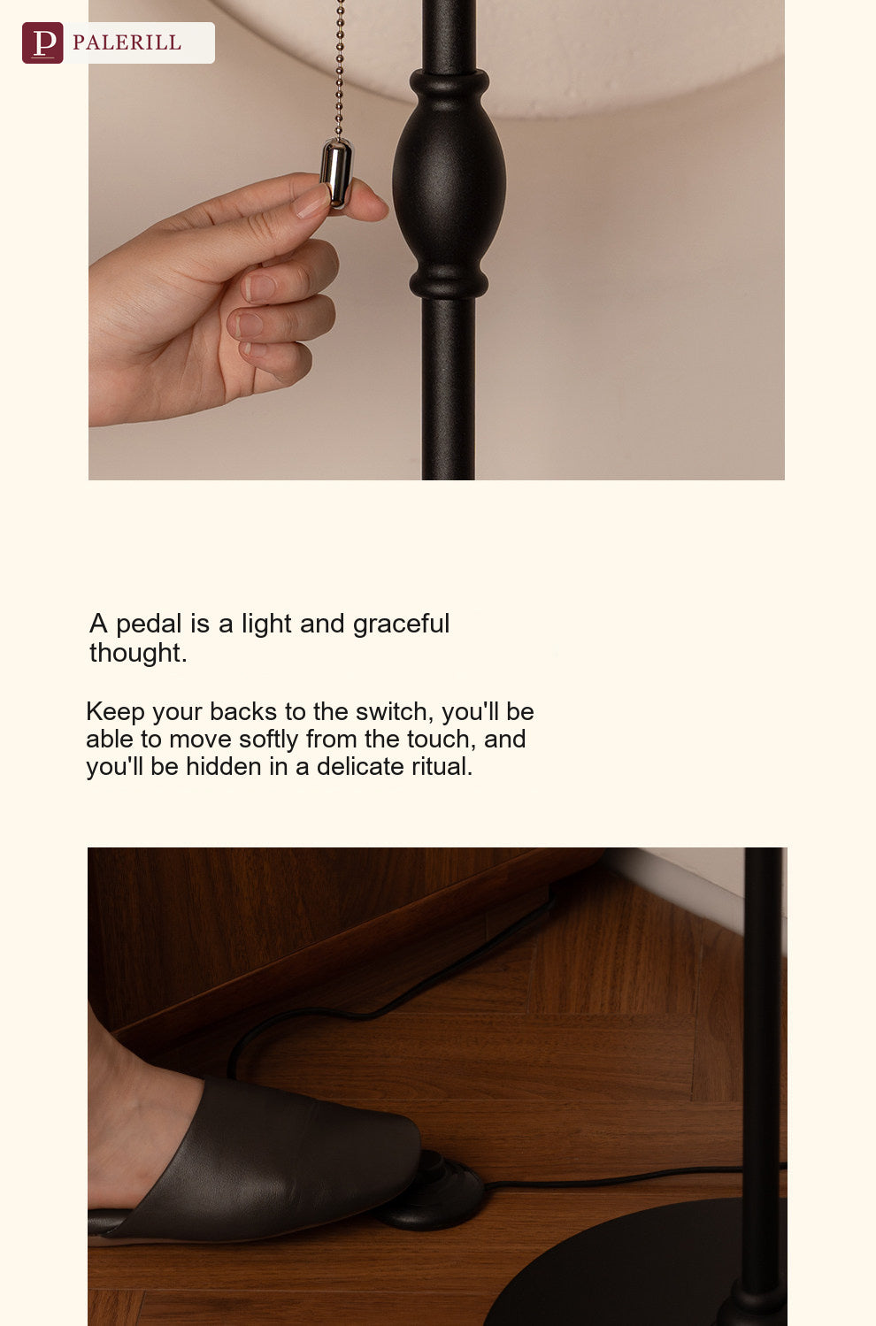 PALERILL | American Vintage Diffused-Glow Floor Lamp