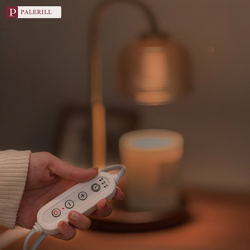 PALERILL | Brass & Walnut Dimmable Fragrance Lamp