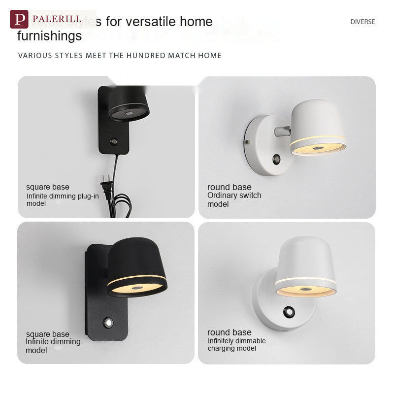 PALERILL | Minimalist Wall-Mounted Bedside Reading Light