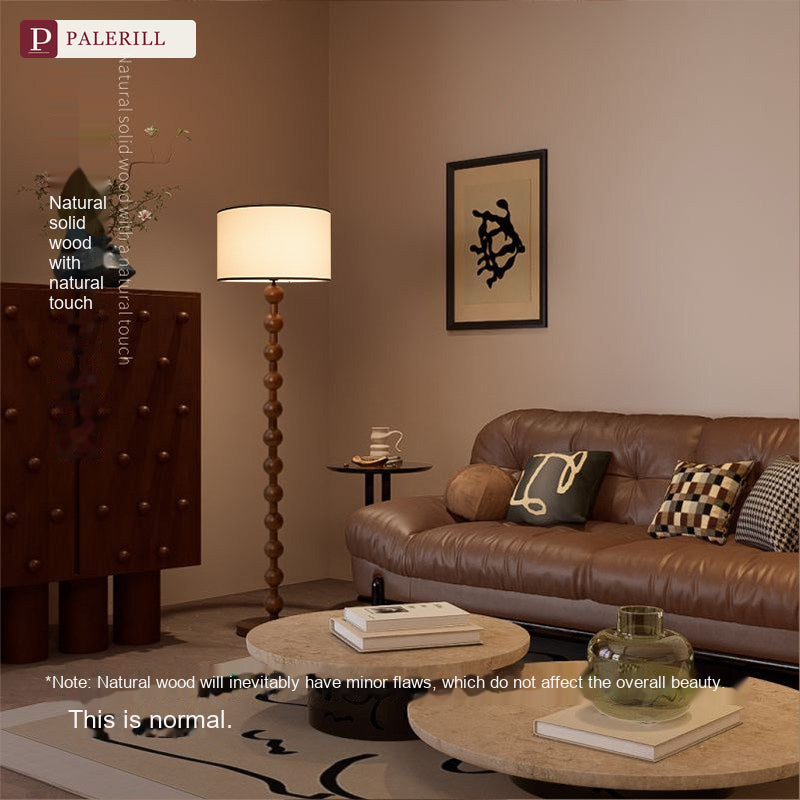 PALERILL | Mid-Century Solid Wood Full-Spectrum Floor Lamp