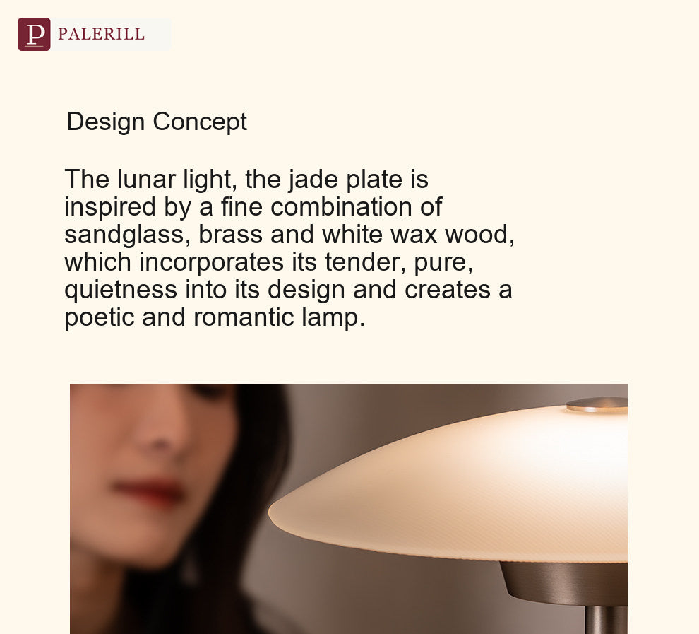 PALERILL | Wabi-Sabi Jade-Glow Vintage Table Lamp