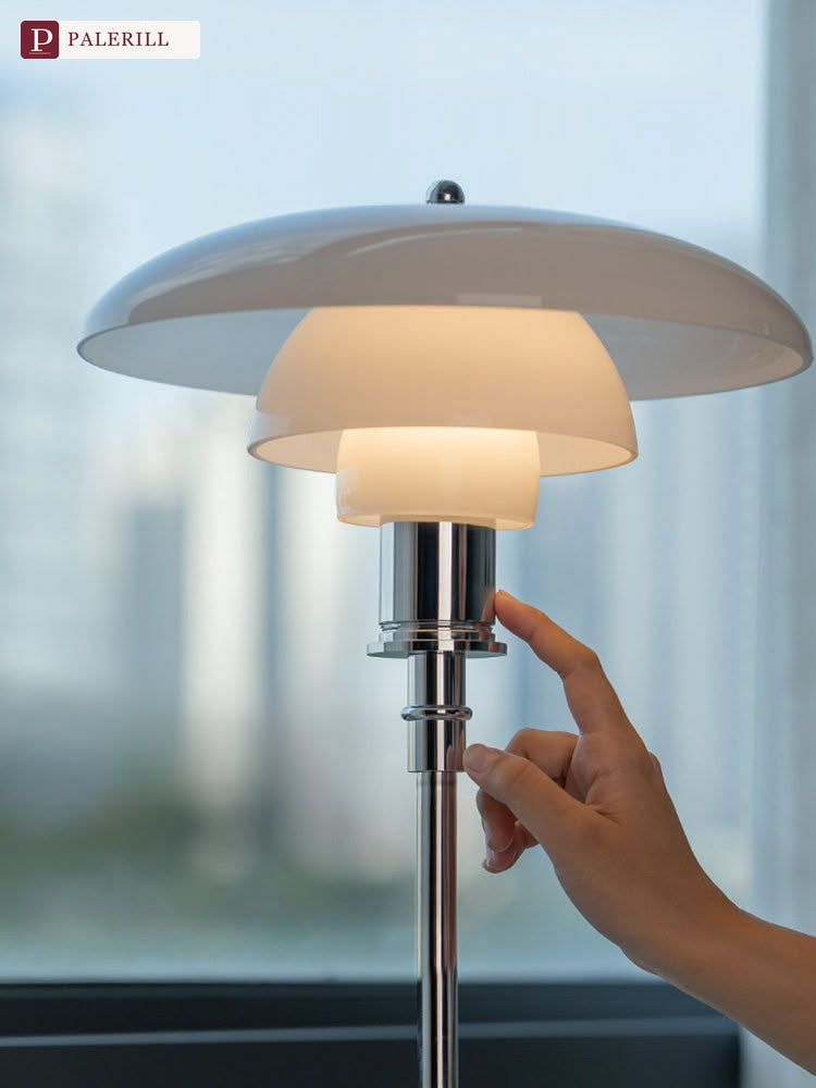 PALERILL | Danish Designer Glass Floor Lamp, PH3 Style