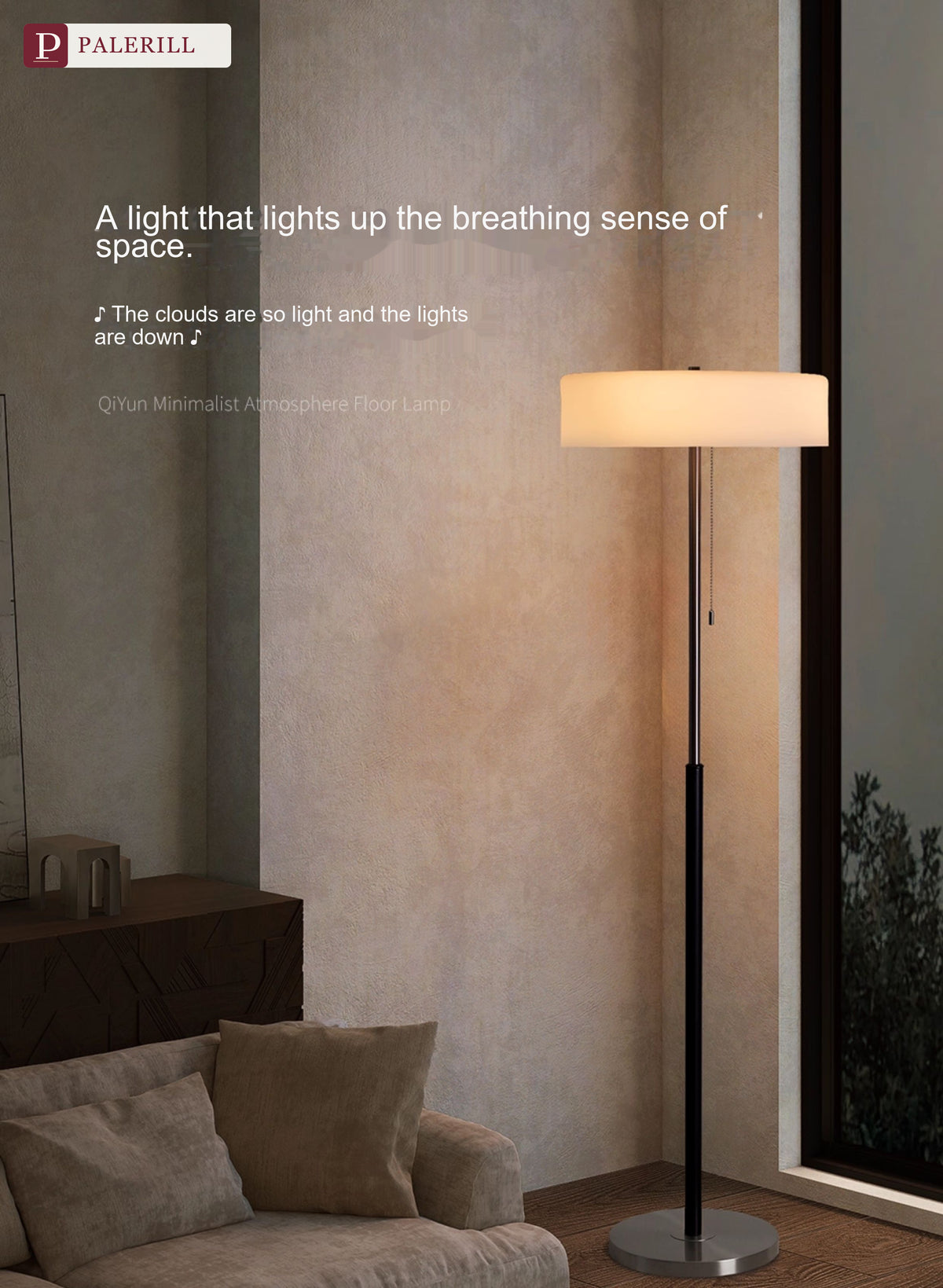 PALERILL | French Retro Floor Lamp for Living Room