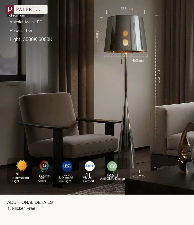 PALERILL | Italian Minimalist Designer Floor Lamp