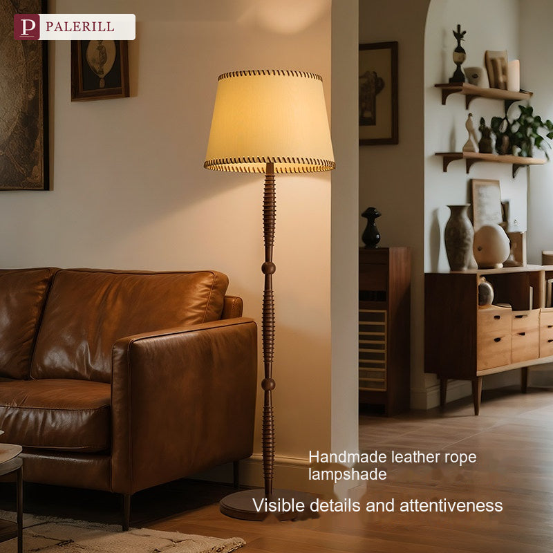 PALERILL | New Chinese Style Solid Wood Floor Lamp