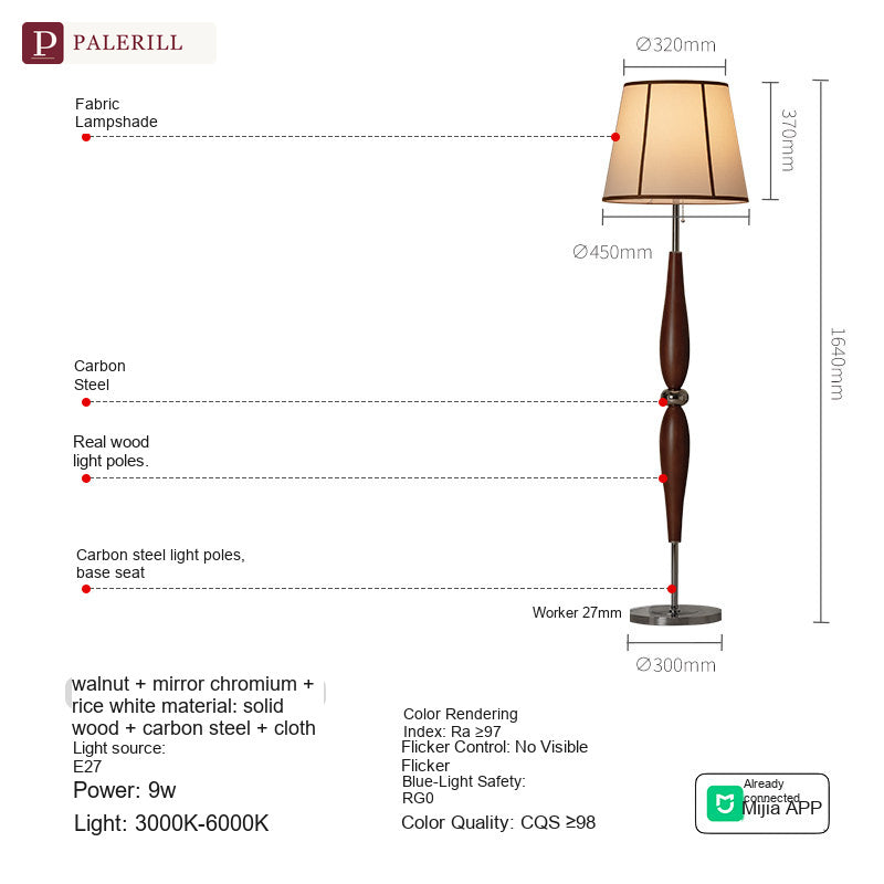 PALERILL | Smart Vintage Ambient Floor Lamp