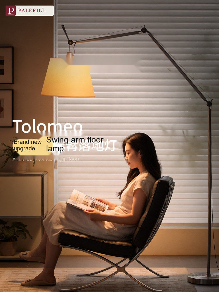 PALERILL | Italian Designer Swing-Arm Floor Lamp