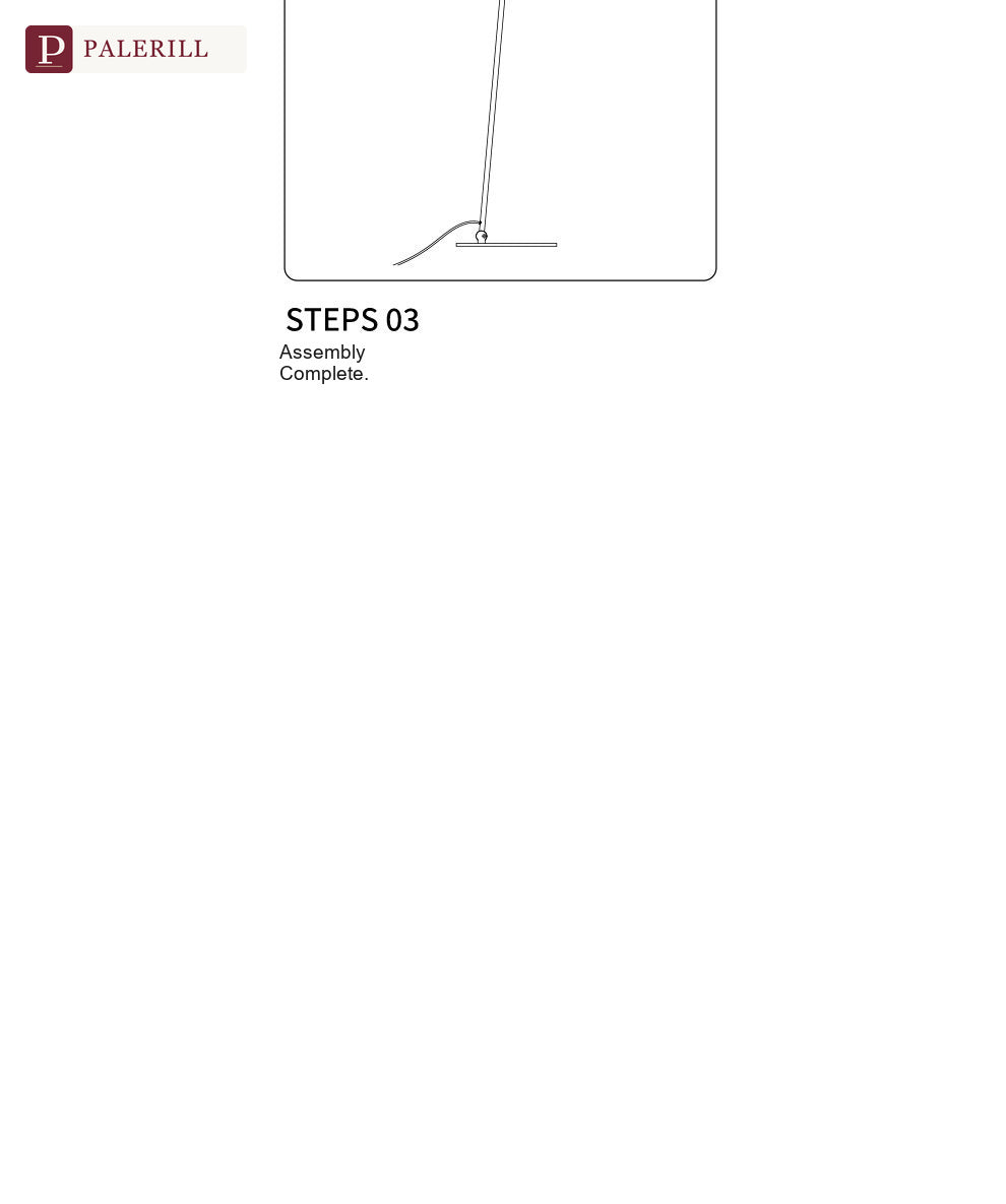 PALERILL | Full-Spectrum Eye-Care Minimalist Floor Lamp