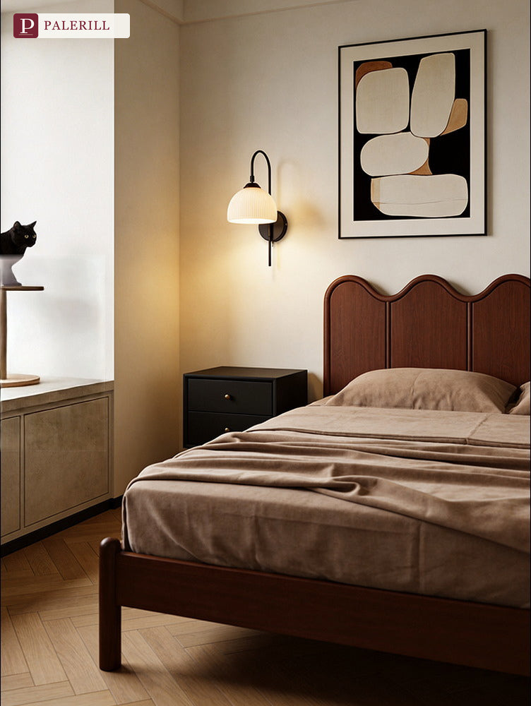 PALERILL | French Retro Glass Wall Light, Vintage Style