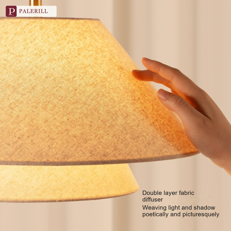 PALERILL | Mid-Century Solid Wood Floor Lamp