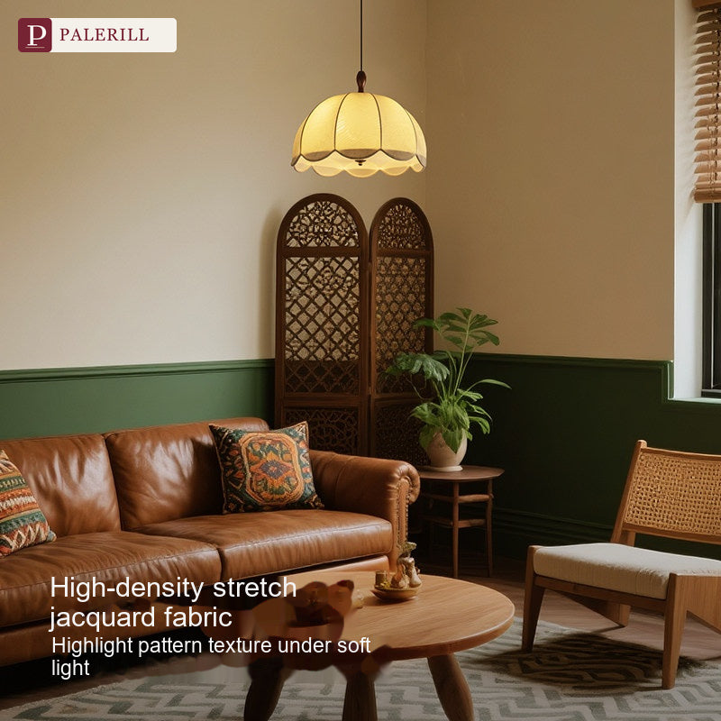 PALERILL | French Fabric Flower Pendant Light
